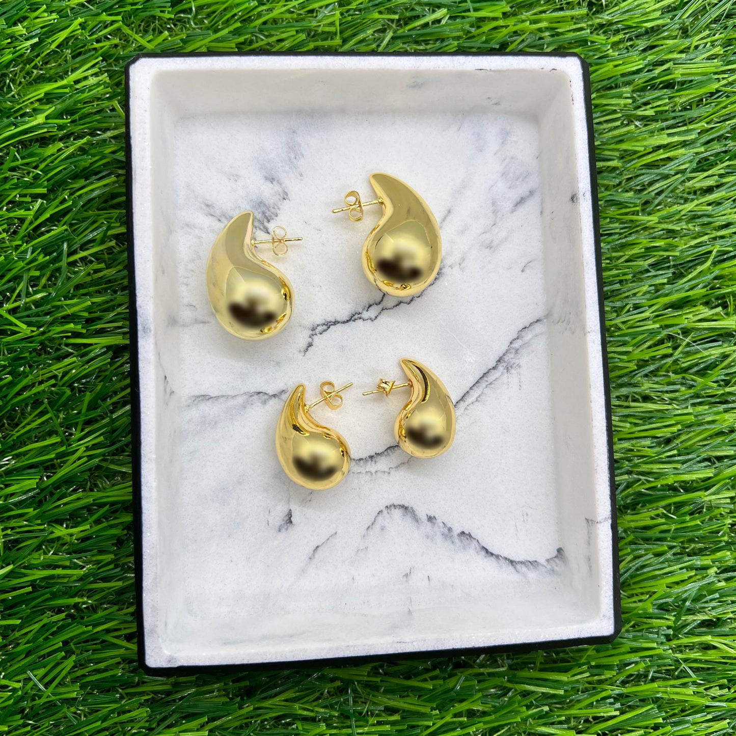 Gold Small Drop Earrings