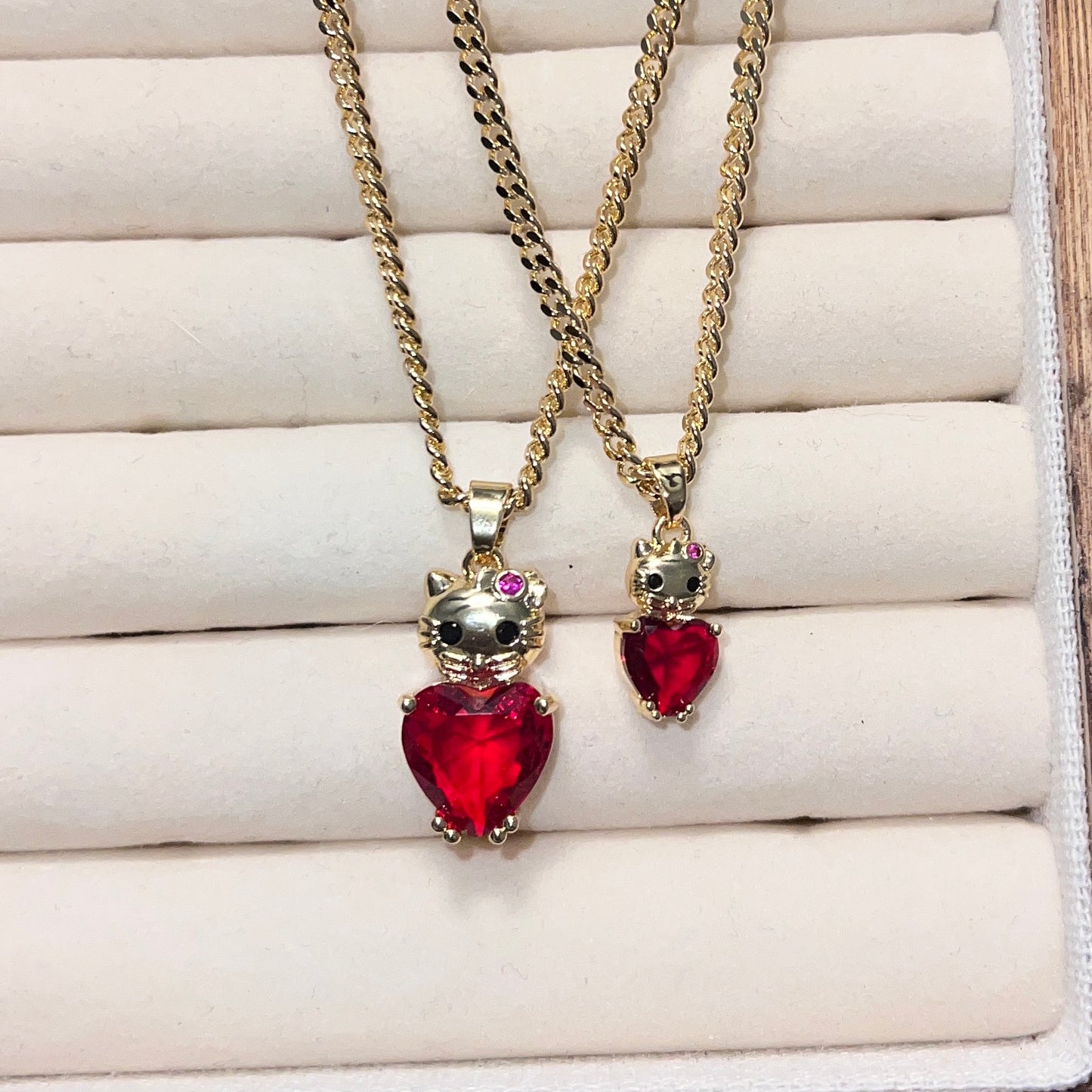 HK Red Heart Necklace