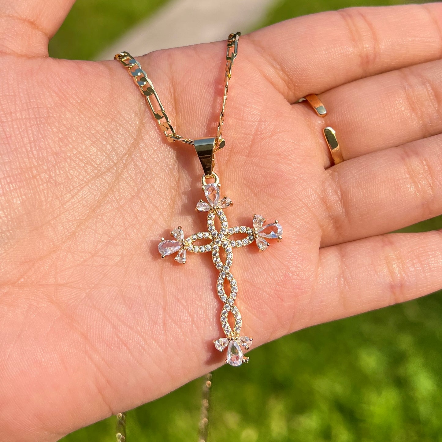 Angelic Cross Necklace